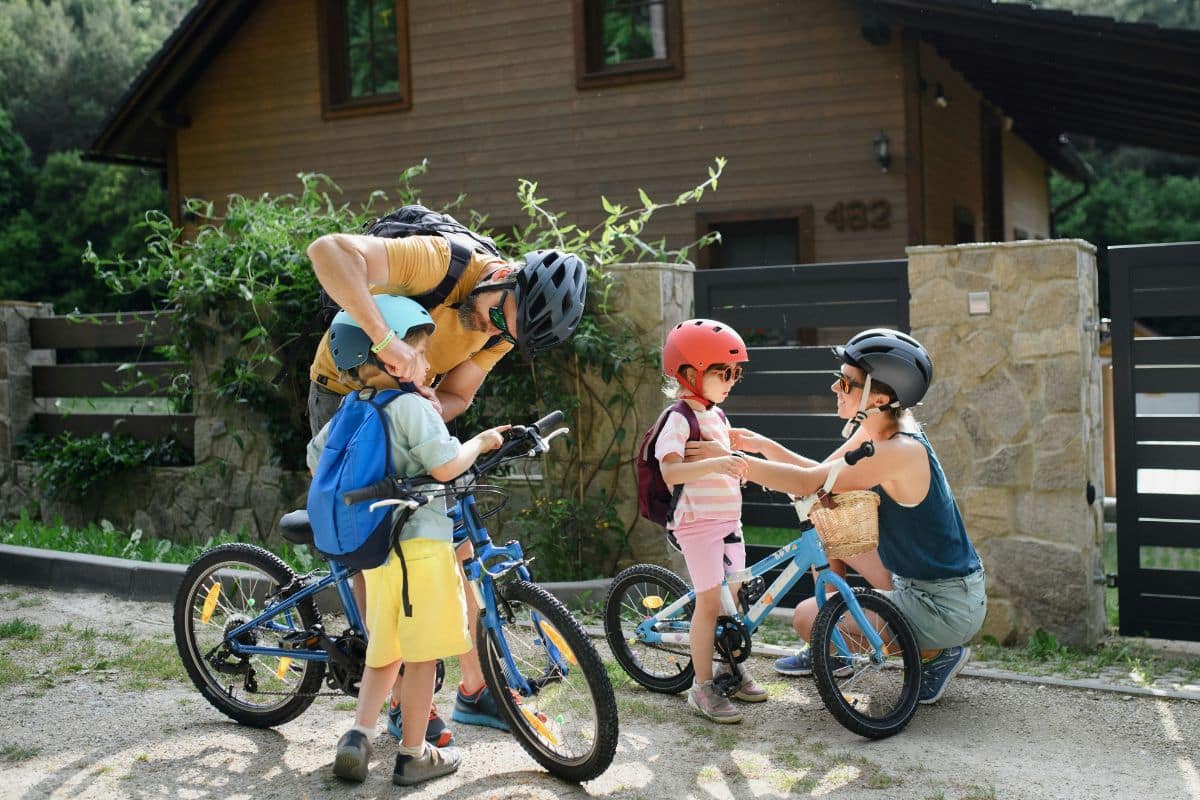 escapada en familia y con bicicletas