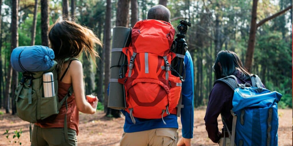 excursión en la montaña