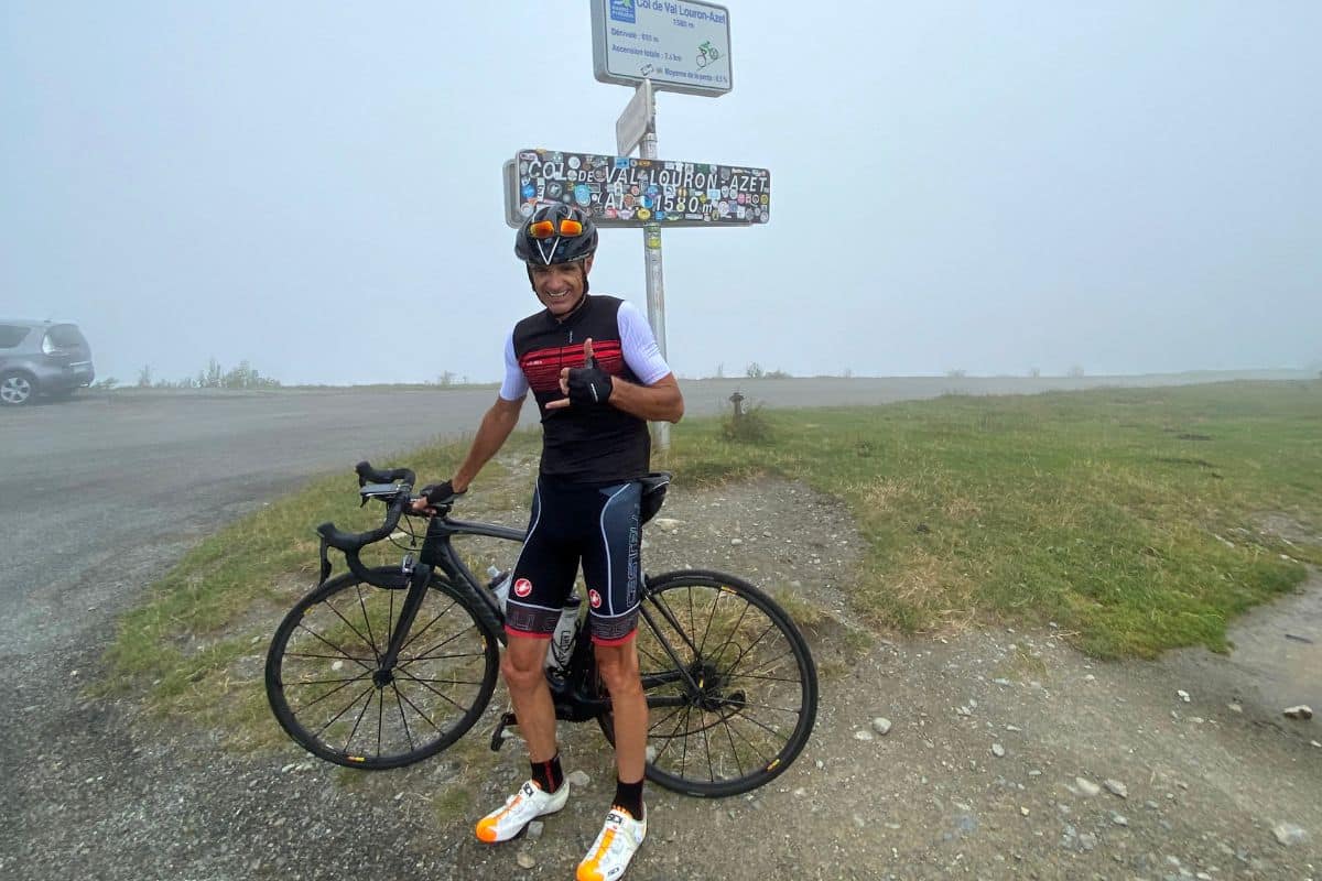 En la cima del Col de Val Louron-Azet