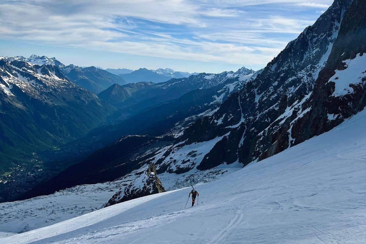 William Boffelli réccord Mont Blanc