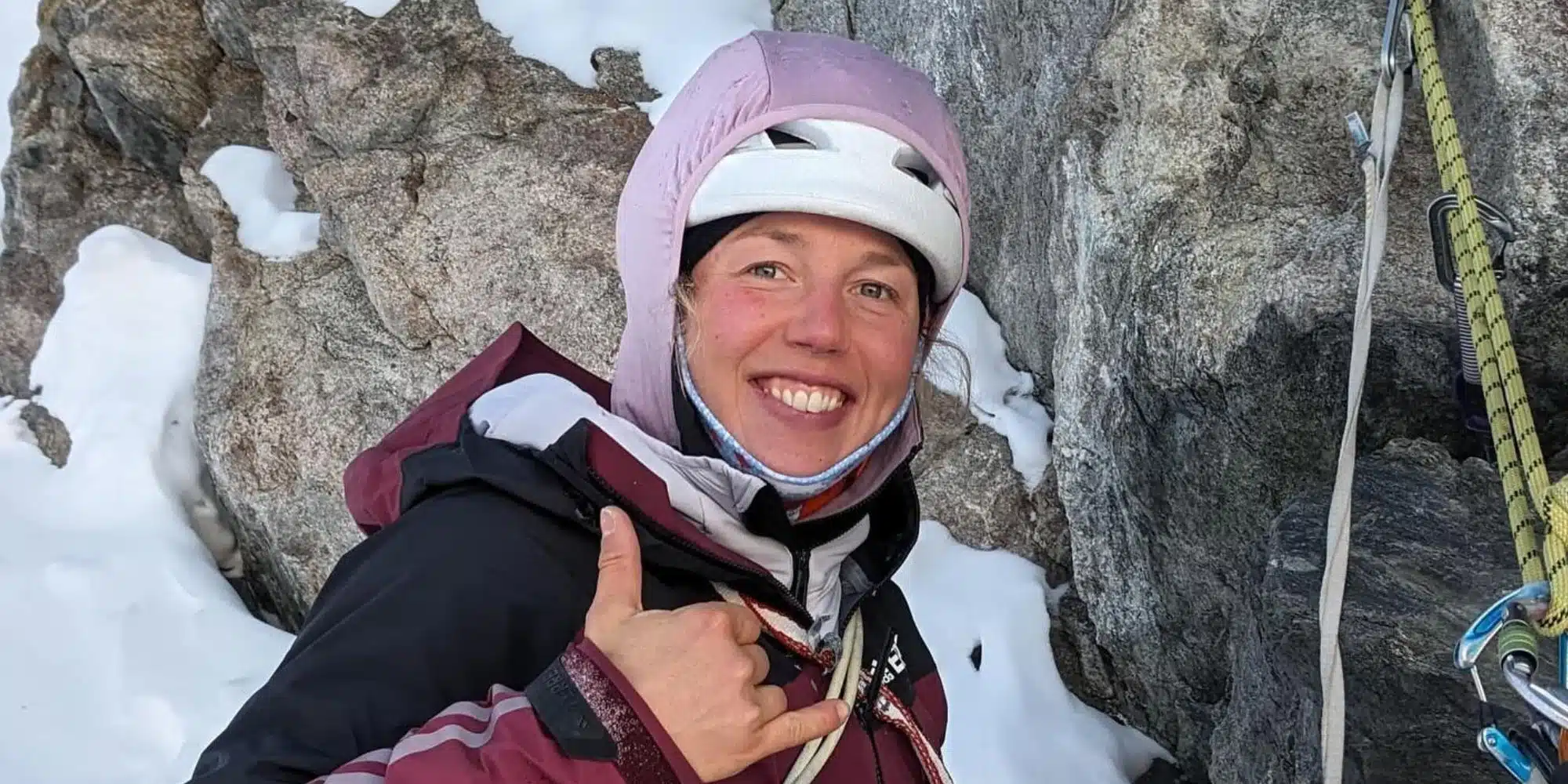Laura Dahlmeier alpinista ,