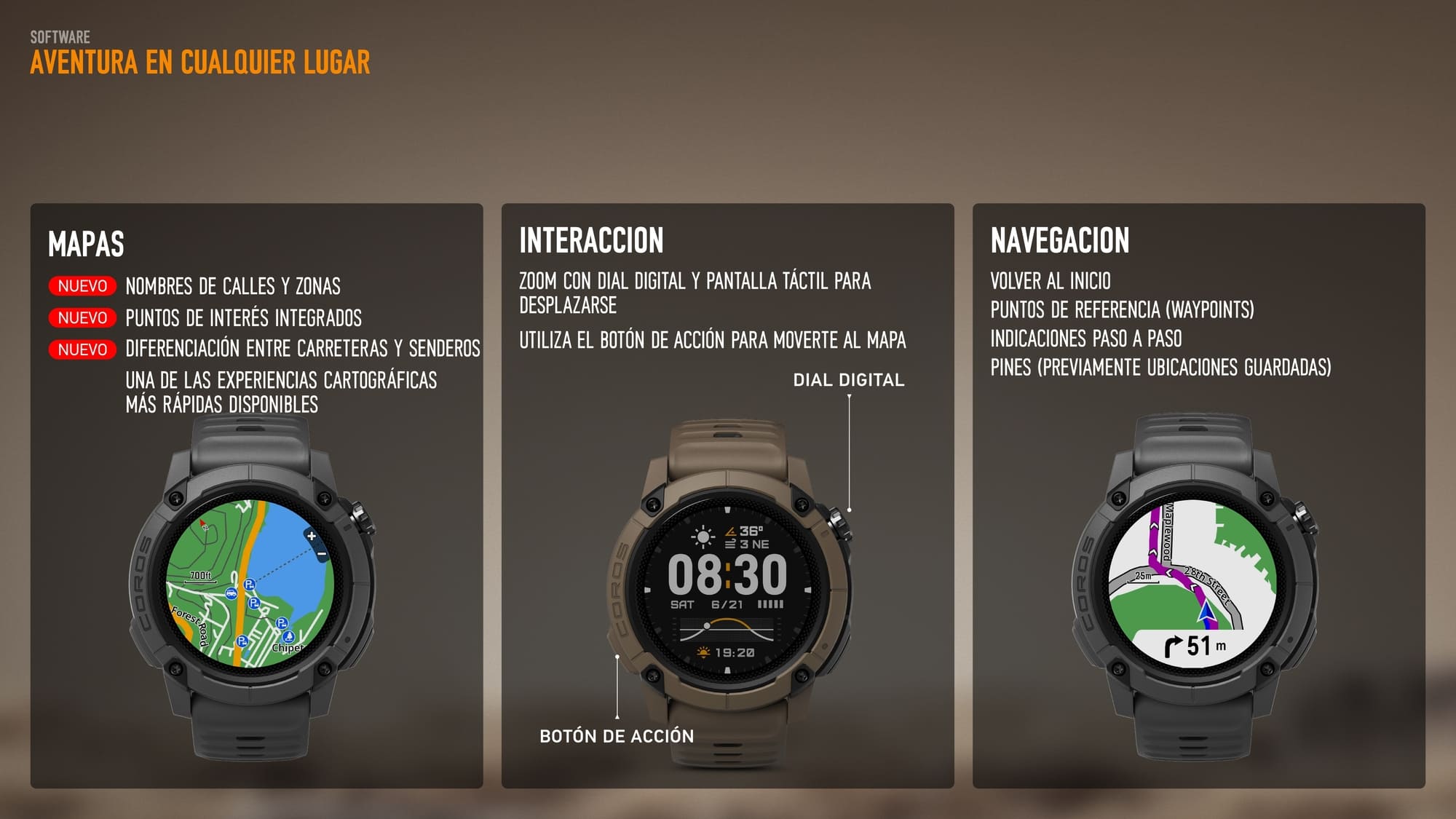 Coros Nomad reloj GPS