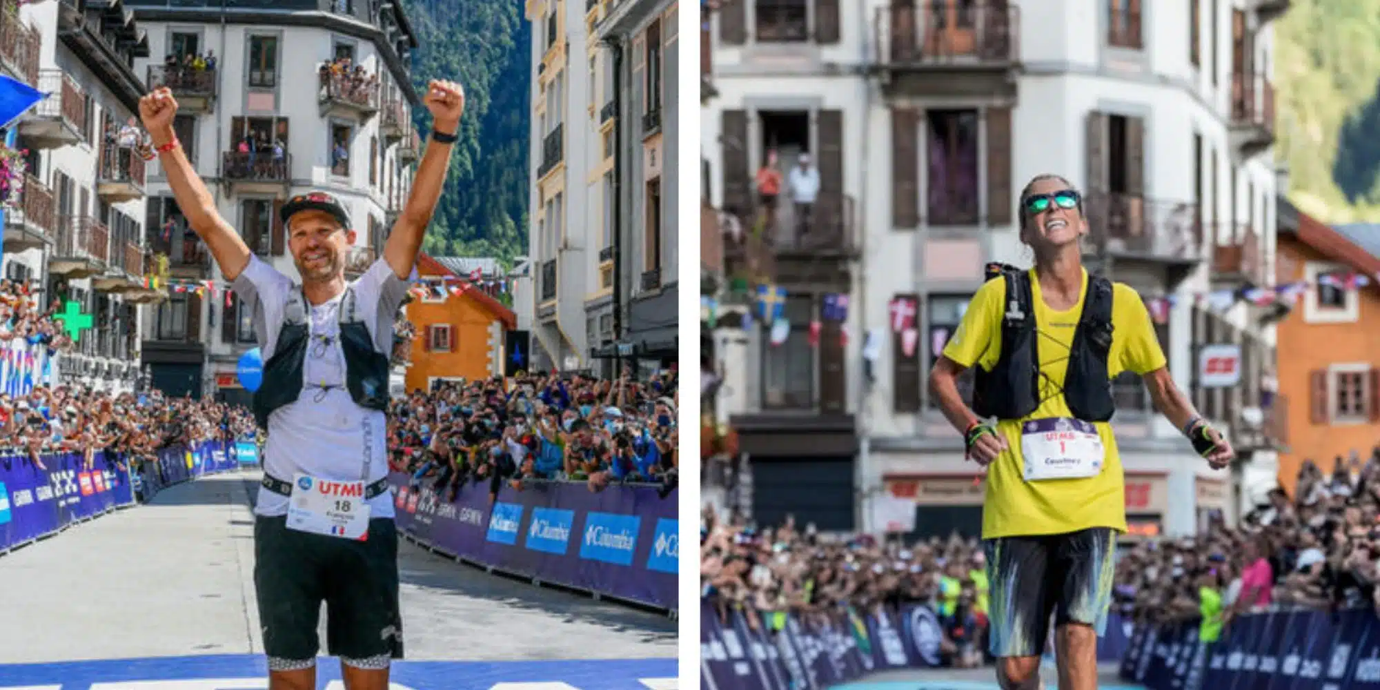 François D’Haene y Courtney Dauwalter,