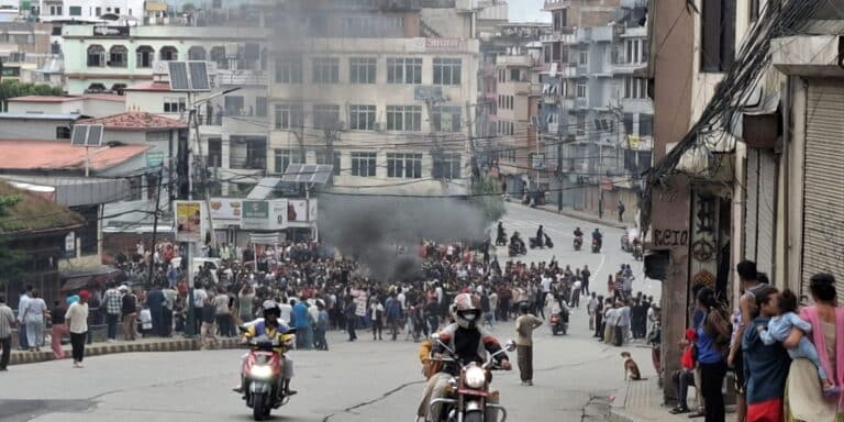 Katmandu protestas