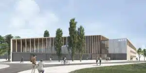 Imagen virtual del nuevo edificio del INEFC Pirineus