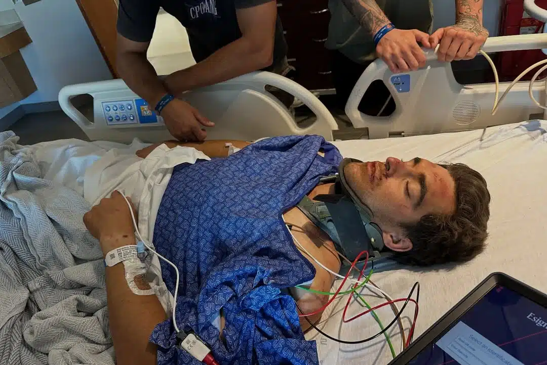 Adolf Silvaa llegada hospital