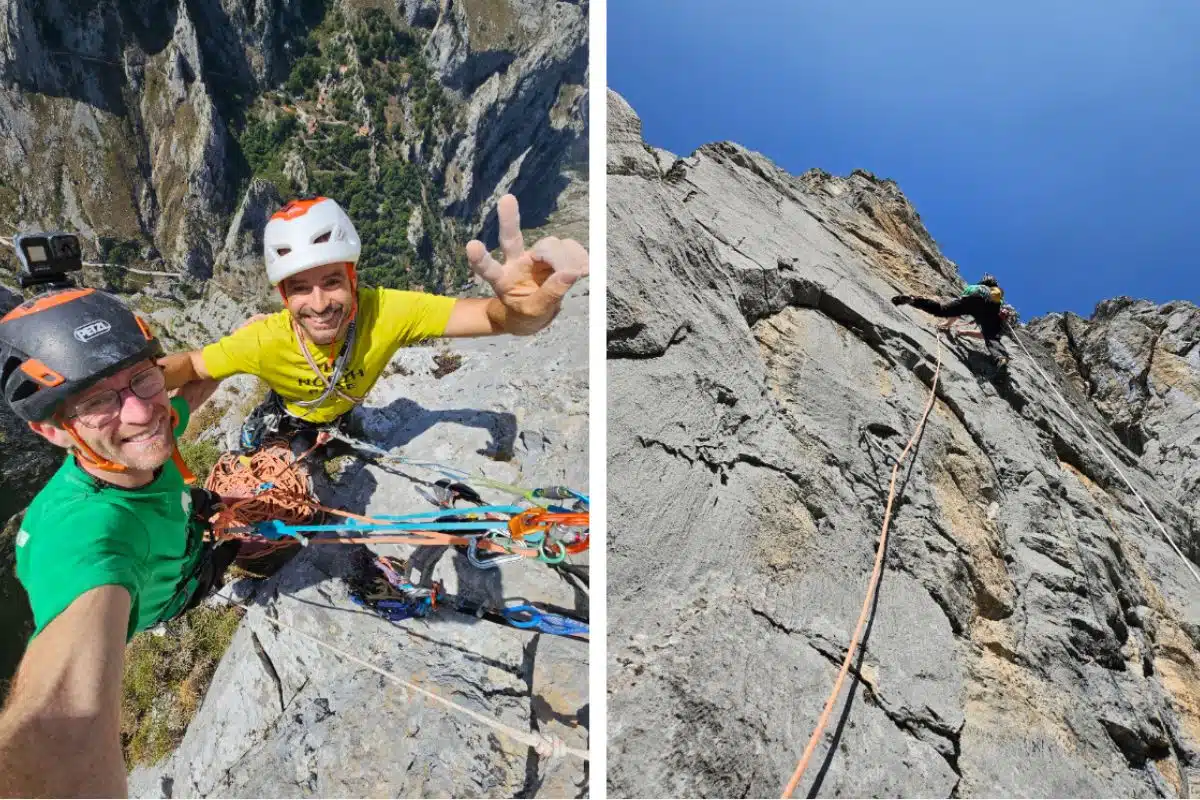 Pilar del Texu en los Picos de Europa