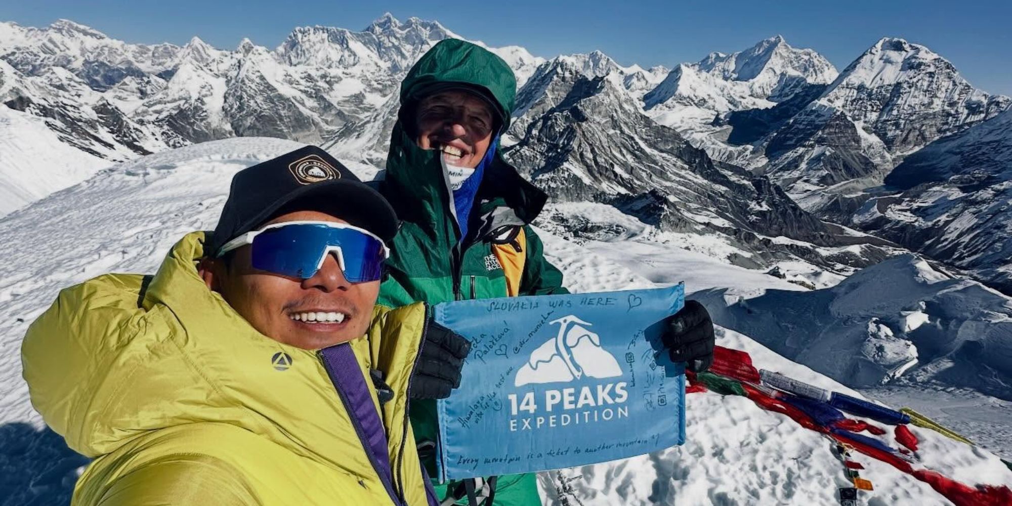 Simone Moro y Nima Rinji