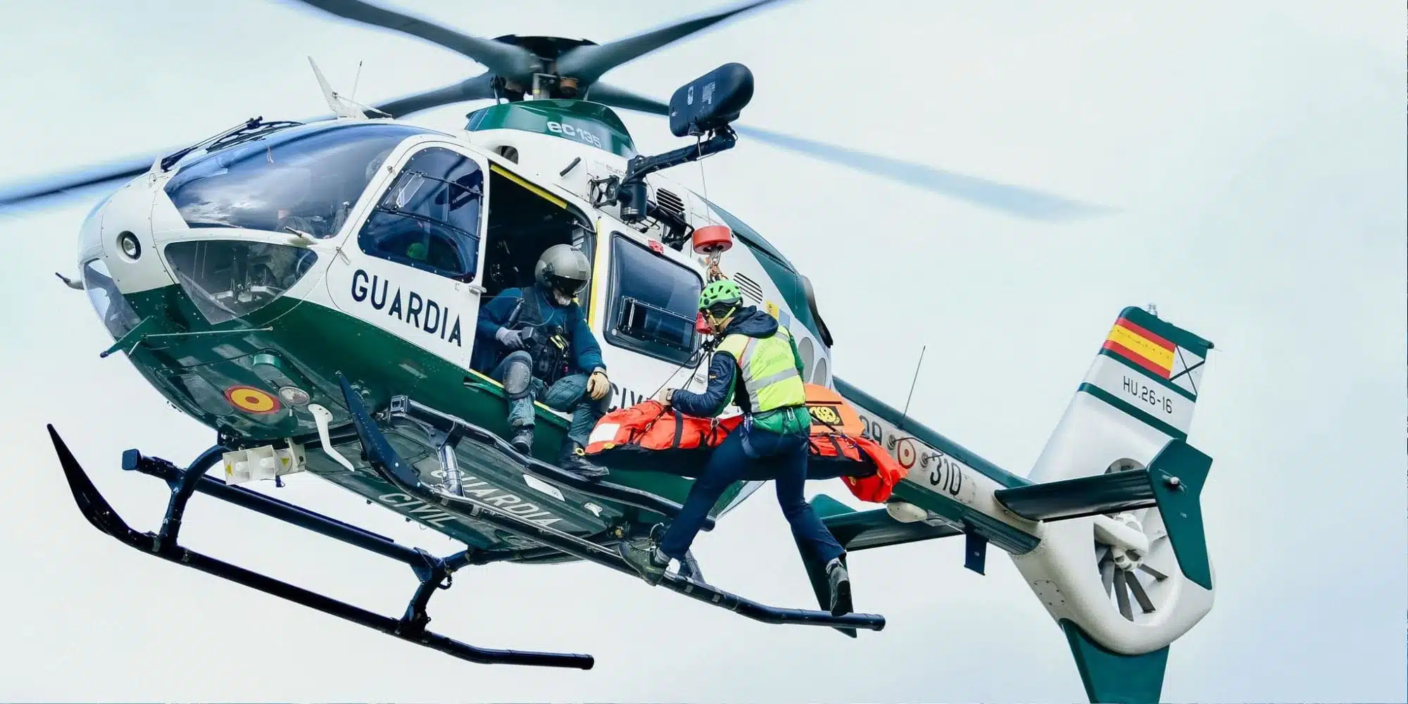 Operativo de rescate Guardia Civil