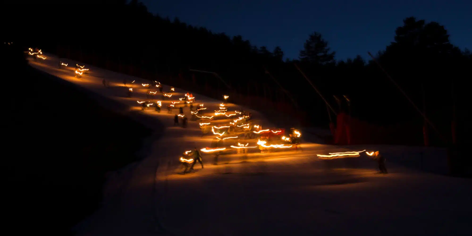 La bajada de antorchas