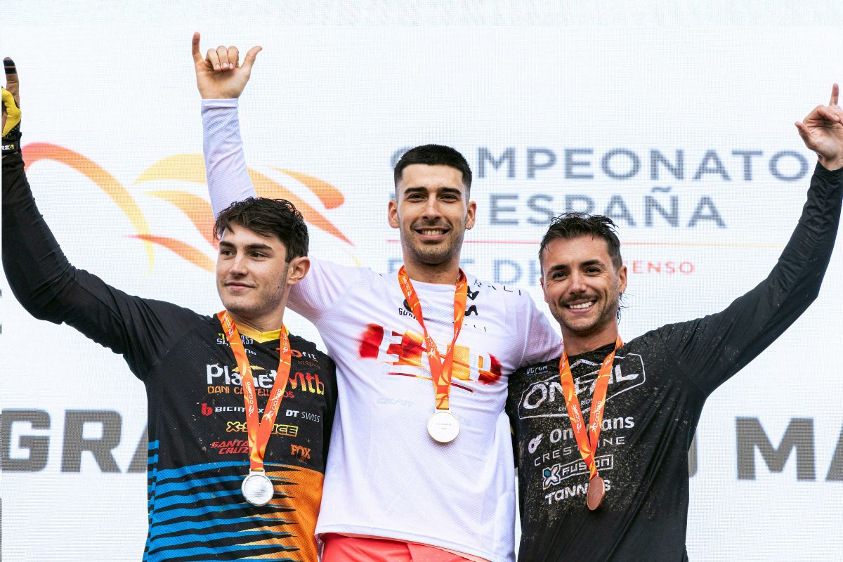 Dani Castellanos, Ángel Suárez y Álex Marín 