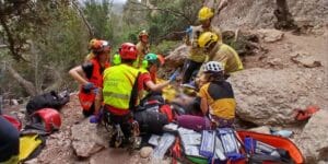 accidente escalada montserrat