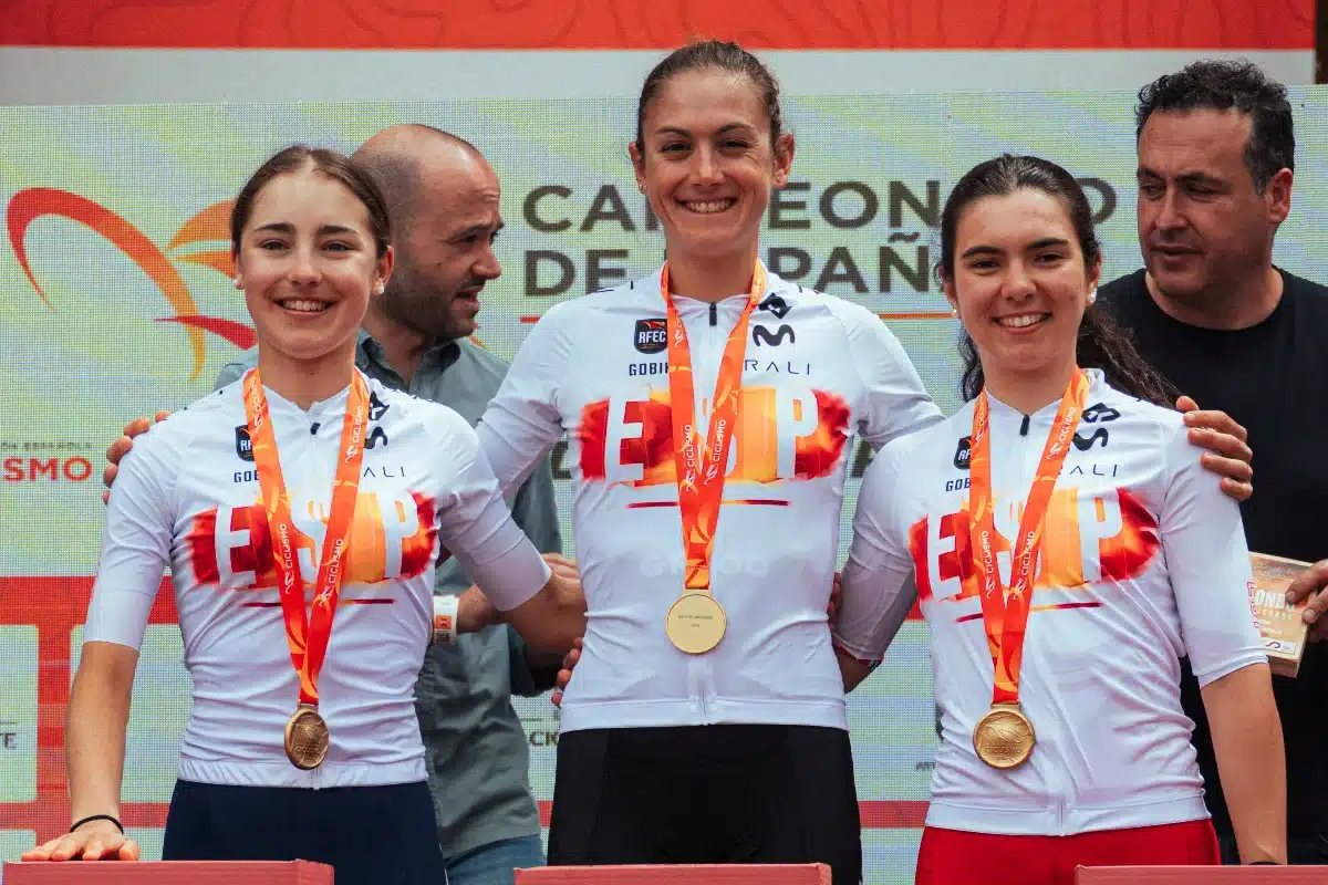 podio femenino Natalia Fisher