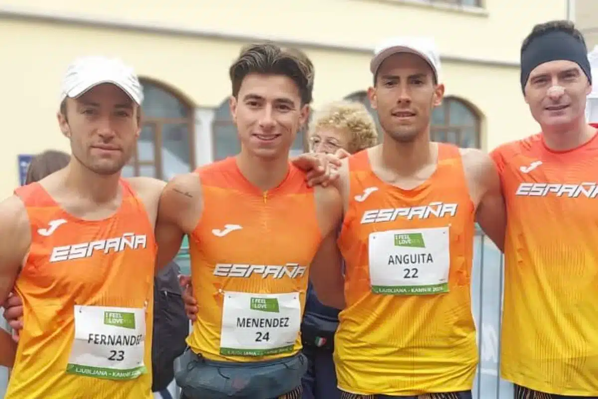 José Ángel Fernández “Canales”, Francisco José Anguita, Diego Menéndez y Alain Santamaría