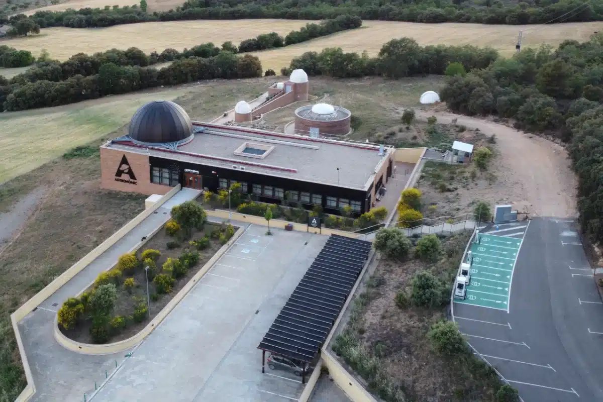 Vista aérea del Parc Astronòmic del Montsec,