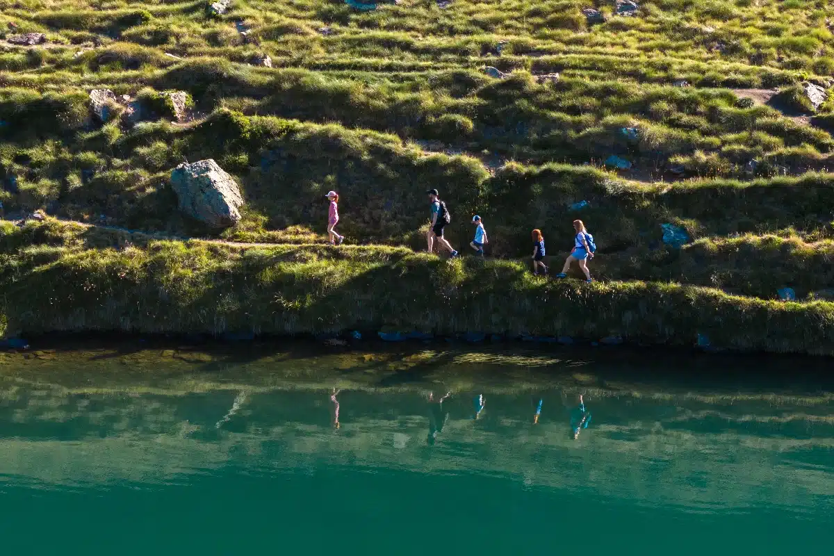 excursión a los lagos de Tristaina