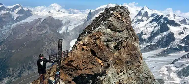 Milly Young en la cima del Cervino,