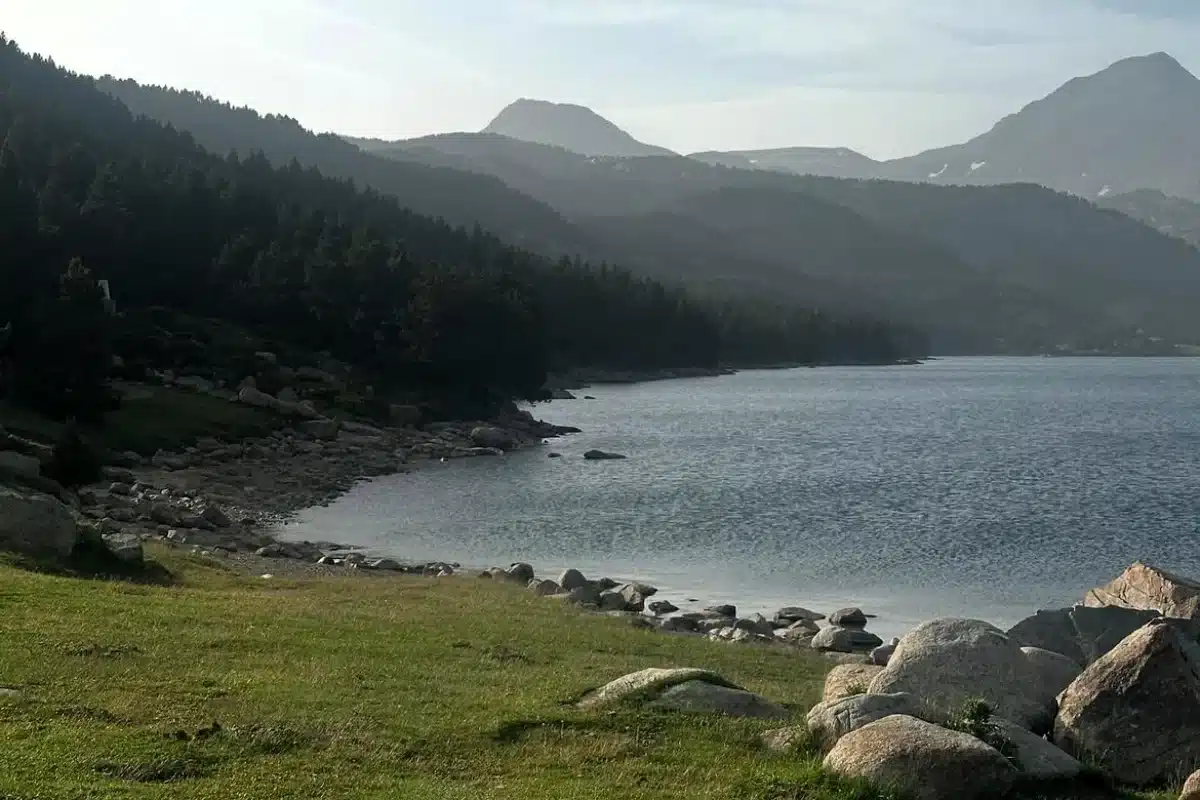 El lago de Les Bouillouses