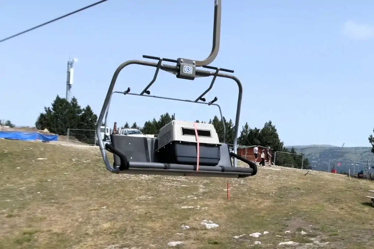 Los telesillas de Font-Romeu