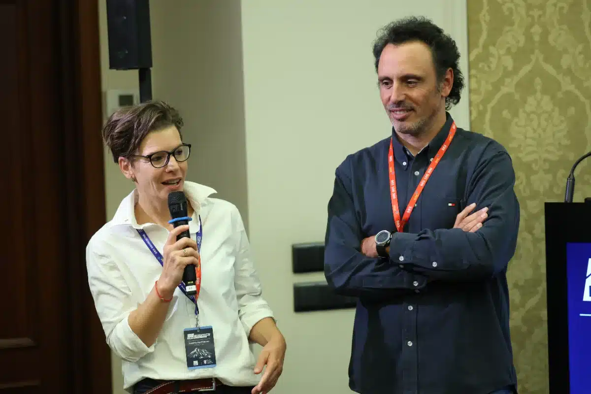 Zuzana Rychlíková y el catalán Oriol Montero,